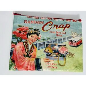 The Best‎ of Blue Q! Medium Zipper Pouch 7"x9" Carry-on Vehicle Docs Organize